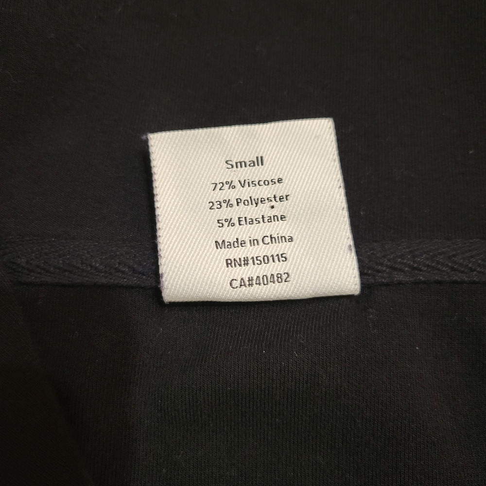 Varley Magnolia Black High-Neck Zip Tank Top - Picture 5 of 6